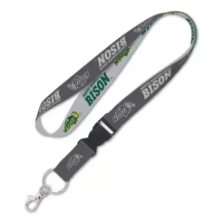 Wincraft North Dakota State Bison Charcoal Lanyard