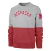 '47 BRAND 47 Brand Nebraska Cornhuskers Gibson Crewneck Sweatshirt -Colosseum Shop 19600228444