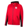 Colosseum Nebraska Cornhuskers Beeper Full Zip Hoodie