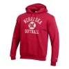 Champion Nebraska Cornhuskers Arch Softball Hoodie -Colosseum Shop 19663573391