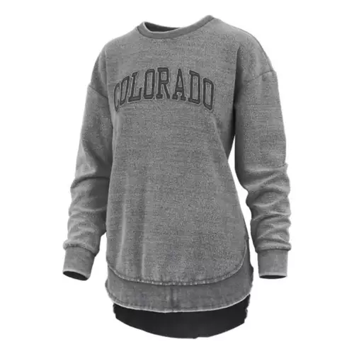 Pressbox Women's Colorado Buffaloes Ponchoville Crewneck Sweatshirt 3 Pressbox Women's Colorado Buffaloes Ponchoville Crewneck Sweatshirt