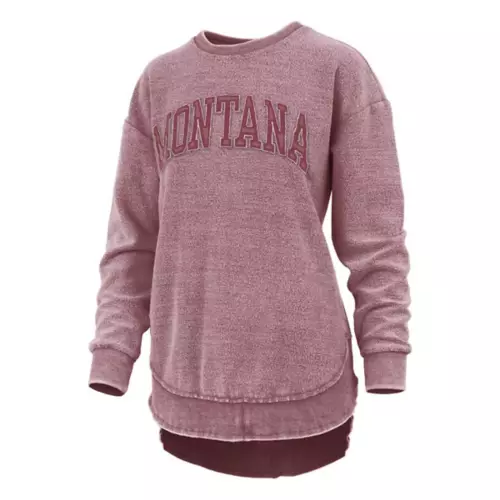 Pressbox Women's Montana Grizzlies Ponchoville Crewneck Sweatshirt 3 Pressbox Women's Montana Grizzlies Ponchoville Crewneck Sweatshirt