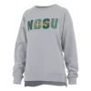 Pressbox Women's North Dakota State Bison Pinehurst Crewneck Sweatshirt