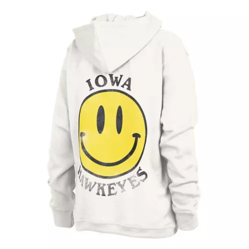Pressbox Women's Iowa Hawkeyes Smiley Hoodie 4 Pressbox Women's Iowa Hawkeyes Smiley Hoodie - Image 2