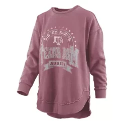 Pressbox Women's Texas A&M Aggies Captain Crewneck Sweatshirt