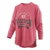 Pressbox Women's Wisconsin Badgers Captain Crewneck Sweatshirt 1 Pressbox Women's Wisconsin Badgers Captain Crewneck Sweatshirt -Colosseum Shop 19664371908