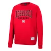 Colosseum Nebraska Cornhuskers Scholar Crewneck Sweatshirt -Colosseum Shop 19673504929