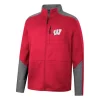 Colosseum Wisconsin Badgers Keep Playing Jacket -Colosseum Shop 19673539940