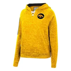 Colosseum Women's Iowa Hawkeyes Devil Sparkle Hoodie