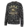 Colosseum Iowa Hawkeyes Operation Hat Trick GI Joe Crew Neck Sweatshirt -Colosseum Shop 19690205573