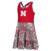 Colosseum Girls' Nebraska Cornhuskers Sweetpea Dress -Colosseum Shop 19690254632