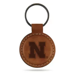 Rico Industries Rico Nebraska Cornhuskers Leather Key Chain