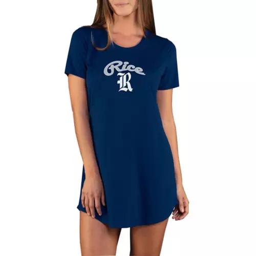 Concepts Sport Women's Rice Owls Marathon Nightshirt 3 Concepts Sport Women's Rice Owls Marathon Nightshirt