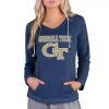 Concepts Sport Women's Georgia Tech Yellow Jackets Mainstream Hoodie -Colosseum Shop 88462194253