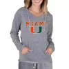 Concepts Sport Women's Miami Hurricanes Mainstream Hoodie -Colosseum Shop 88462197324