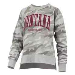 Pressbox Women's Montana Grizzlies Lorenzo Crewneck Sweatshirt